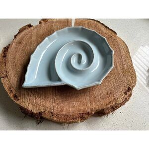 Blue Seashell Dish